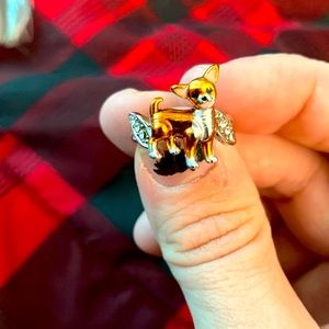 Women’s trouble ring size 5 with diamonds